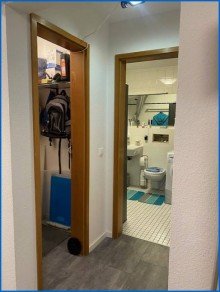 Flur zum Bad und Lagerraum Sch�ne sanierte 2 Zimmer-Altstadtwohnung im vertr�umten Engen / Hegau in  Top Lage!