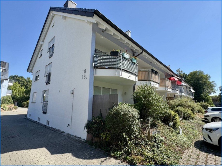 West-Ansicht Erdgeschosswohnung Radolfzell am Bodensee