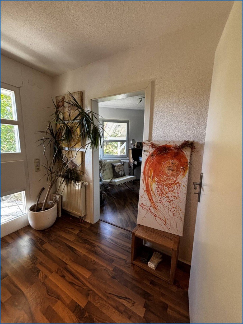 Vorraum Eingang Blick G�stezimmer Einfamilienhaus M�hlingen / Zoznegg