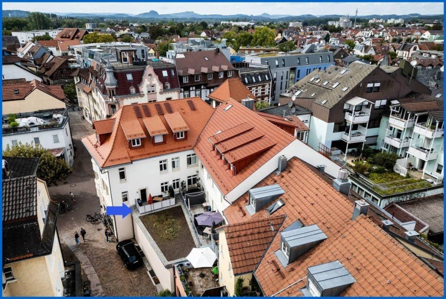 Drohnenaufnahmen Etagenwohnung Radolfzell am Bodensee