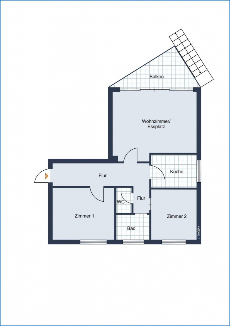 Grundriss Erdgeschosswohnung Bodman-Ludwigshafen