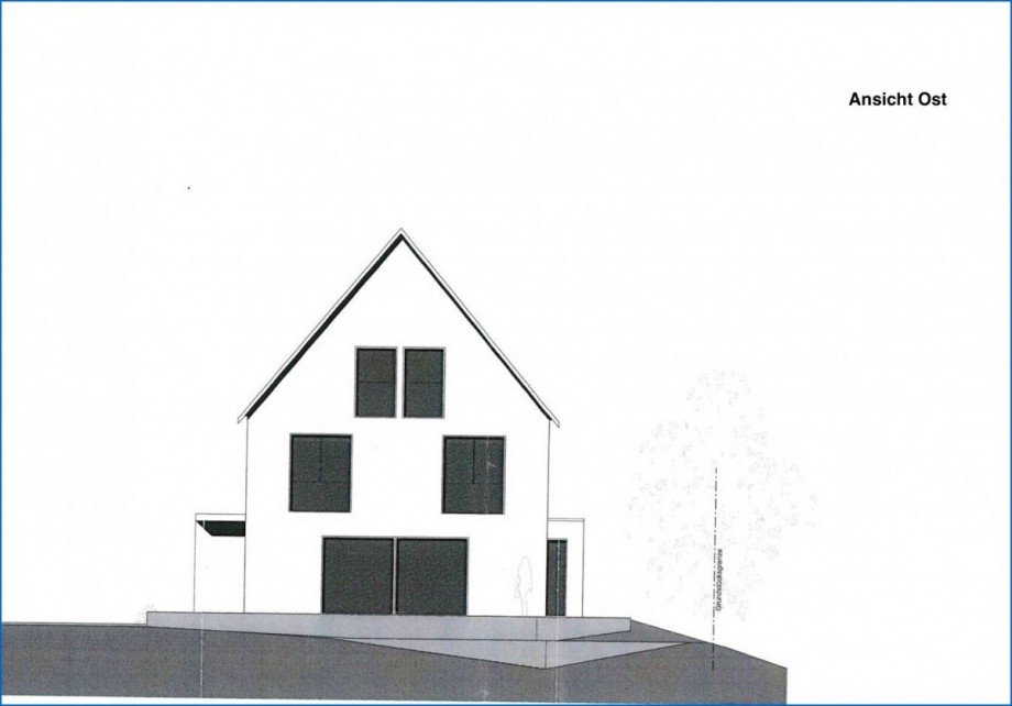 Ansicht Ost Doppelhaush�lfte Gottmadingen / Bietingen