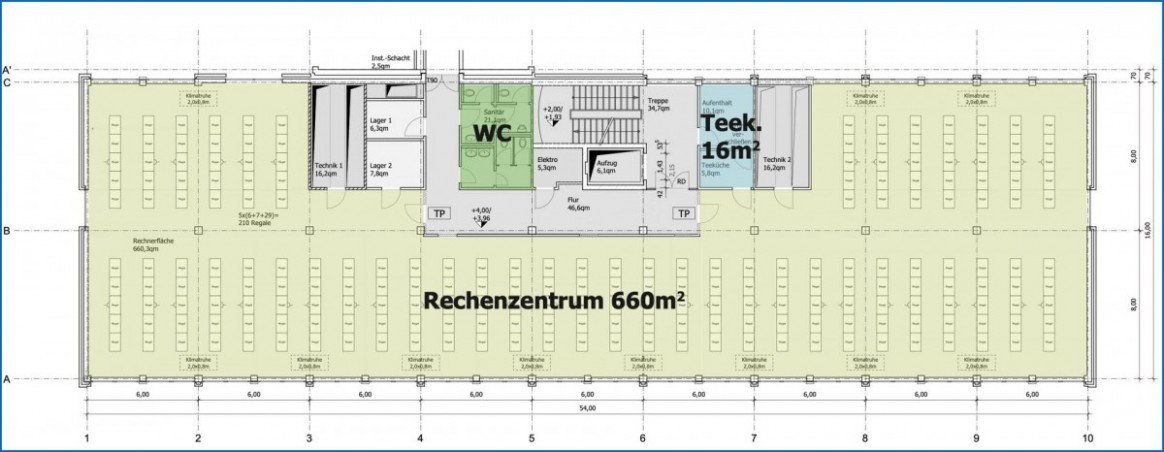 Grundriss OG B�ro / Praxis Konstanz