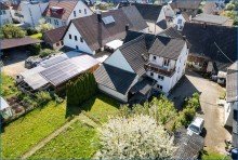 Drohne 5 Steisslingen: Einfamilienhaus m. sch�nem, gro�em Bau-Grundst�ck (knapp 1000 qm) u. viel Nutzfl�che!