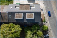 Dachansicht Attraktive, sch�ne 4 Zimmer Wohnung mit Balkon im 1.OG in Radolfzell - bezugsfrei, KFW 55!
