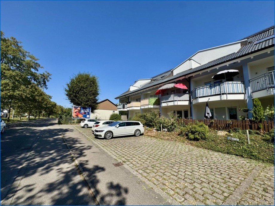 West-Ansicht Erdgeschosswohnung Radolfzell am Bodensee