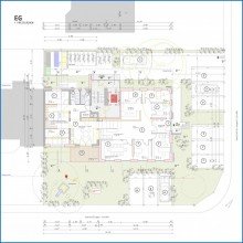 Grundriss EG VK-START: KFW 55 - Attraktive 4,5 Zi.DG-Maison.-Whg., Balkon, Aufzug, W�rmepumpe, FB-Hzg.,PV, etc