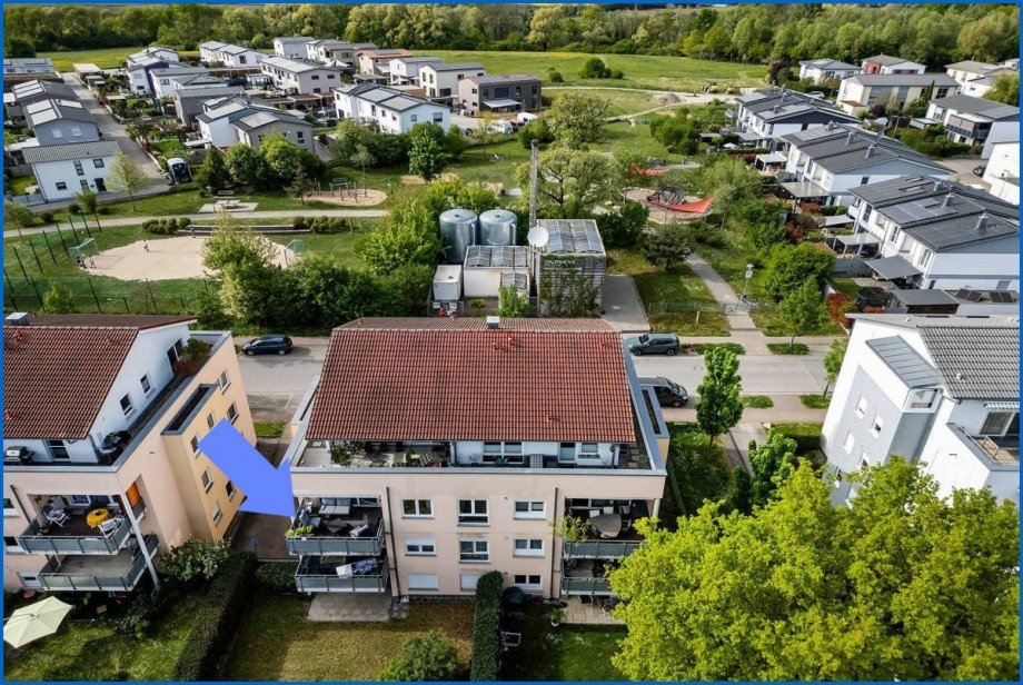 Drohne / Balkon Etagenwohnung Radolfzell am Bodensee