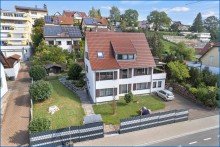 Luftbild Modernes Zweifamilienhaus plus Gewerbeeinheit insgesamt ca. 243m� und gro�z�gigen Freifl�chen