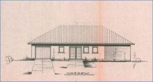 Ansicht Norden Sch�ner Bungalow mit ELW auf gro�em Grundst�ck, moderne W�rmepumpe und bereits energetisch ged�mmt .