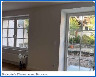 Blick zur Terrasse Mehrfamilienhaus �berlingen