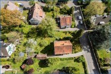 Luftbild Singen-Nord, villenartiges Anwesen mit gro�em, idyllischen Grundst�ck in bester Lage!