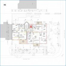 Grundriss OG VK-START: KFW 55 - Attraktive 3,5 Zi. Wohnung im OG, Balkon, Aufzug, W�rmepumpe, FB-Hzg. PV, etc