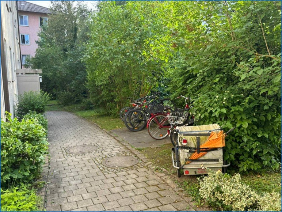 Fahrradst�nder Erdgeschosswohnung Konstanz-Petershausen-West
