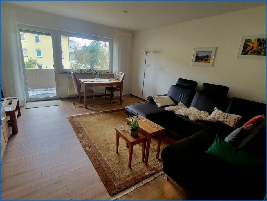 Wohnzimmer, m�bliert Etagenwohnung Singen (Hohentwiel)