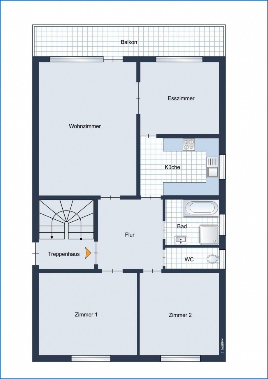1. Obergreschoss Etagenwohnung Singen / Bohlingen