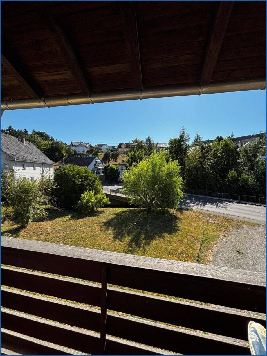 Blick vom Balkon Einfamilienhaus Stockach
