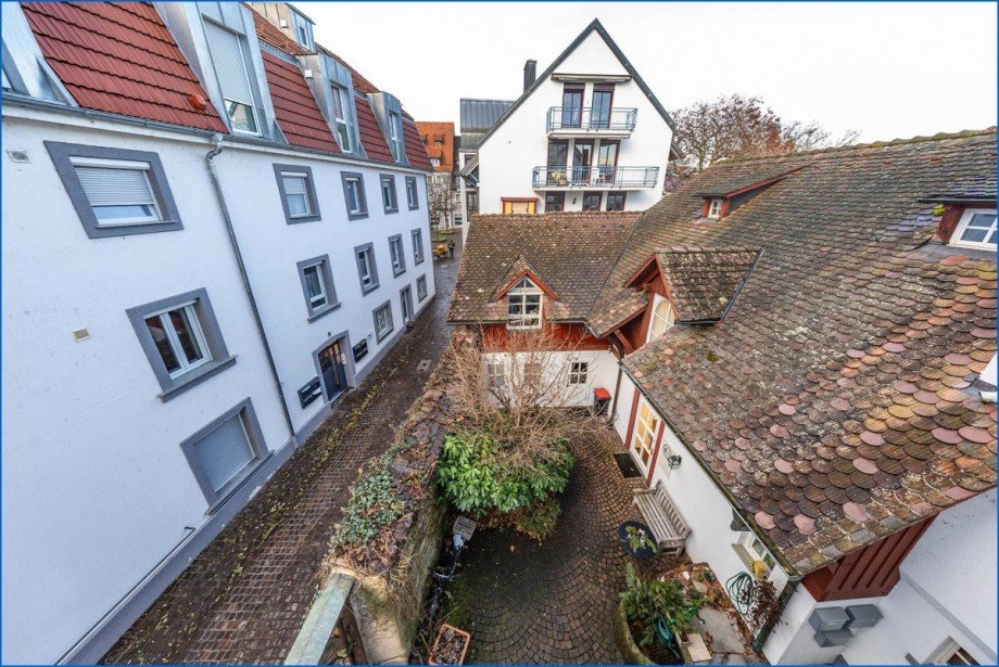 Hof hinten Etagenwohnung Radolfzell am Bodensee