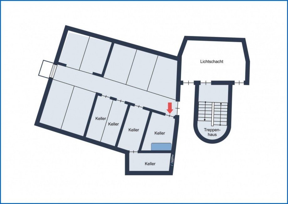 Grundriss Keller E-1356 Etagenwohnung Radolfzell am Bodensee