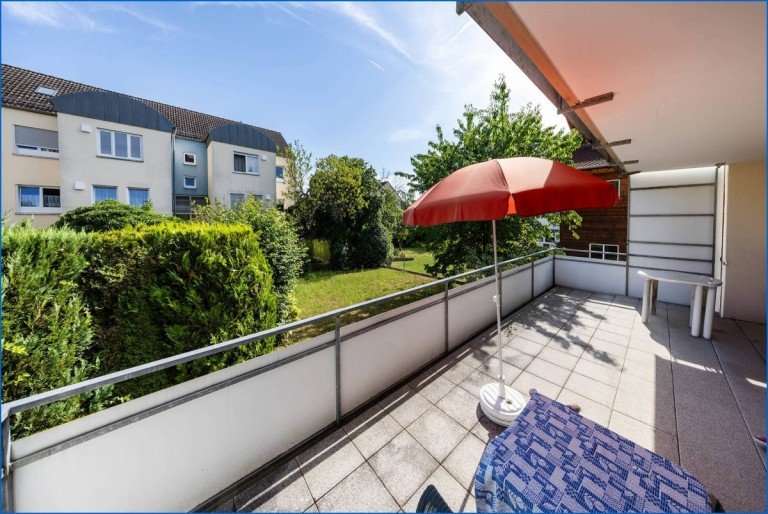 Balkonsicht �berlingen am See Erdgeschosswohnung Traumhafte 2-Zi.Wohnung in �berlingen am See, mit Stellplatz, S�dterrasse ca.27m�