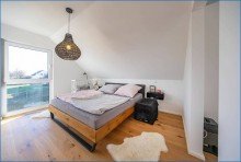 Schlafzimmer Gro�z�gig u. modern: Traum-Einfamilienhaus in sch�ner Lage von Rielas.-Worblingen,Bj.24, KfW 40+ !