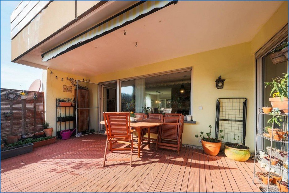Balkonterrasse Erdgeschosswohnung Singen am Hohentwiel