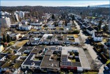 Blick richtung Bodensee Perfekt f�r Familien, Winkel-Bungalow in sch�ner ruhiger Lage von KN-F�rstenberg mit Garage.