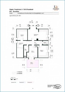 Grundriss DG RZ-City / Mehrfamilienhaus mit 3 Wohnungen, gro�em Grundst�ck, Doppel-Garagen usw. ideale Lage!