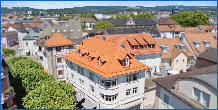 Luftbild Dachgeschosswohnung Radolfzell am Bodensee