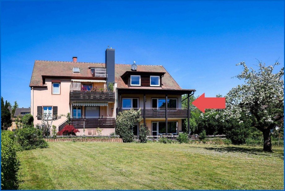 Ansicht Haus Etagenwohnung Gaienhofen