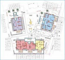 DG Grundriss 16 Neubau Wohnungen in Radolfzell-G�ttingen:
4,5 Zi. Wohnung im DG mit 2 Balkonen!