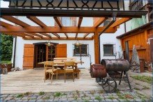 Au�enbereich Terrasse Stilvolles, gro�z�giges EFH mit 2 Garagen in idealer, zentraler Lage von Gailingen!