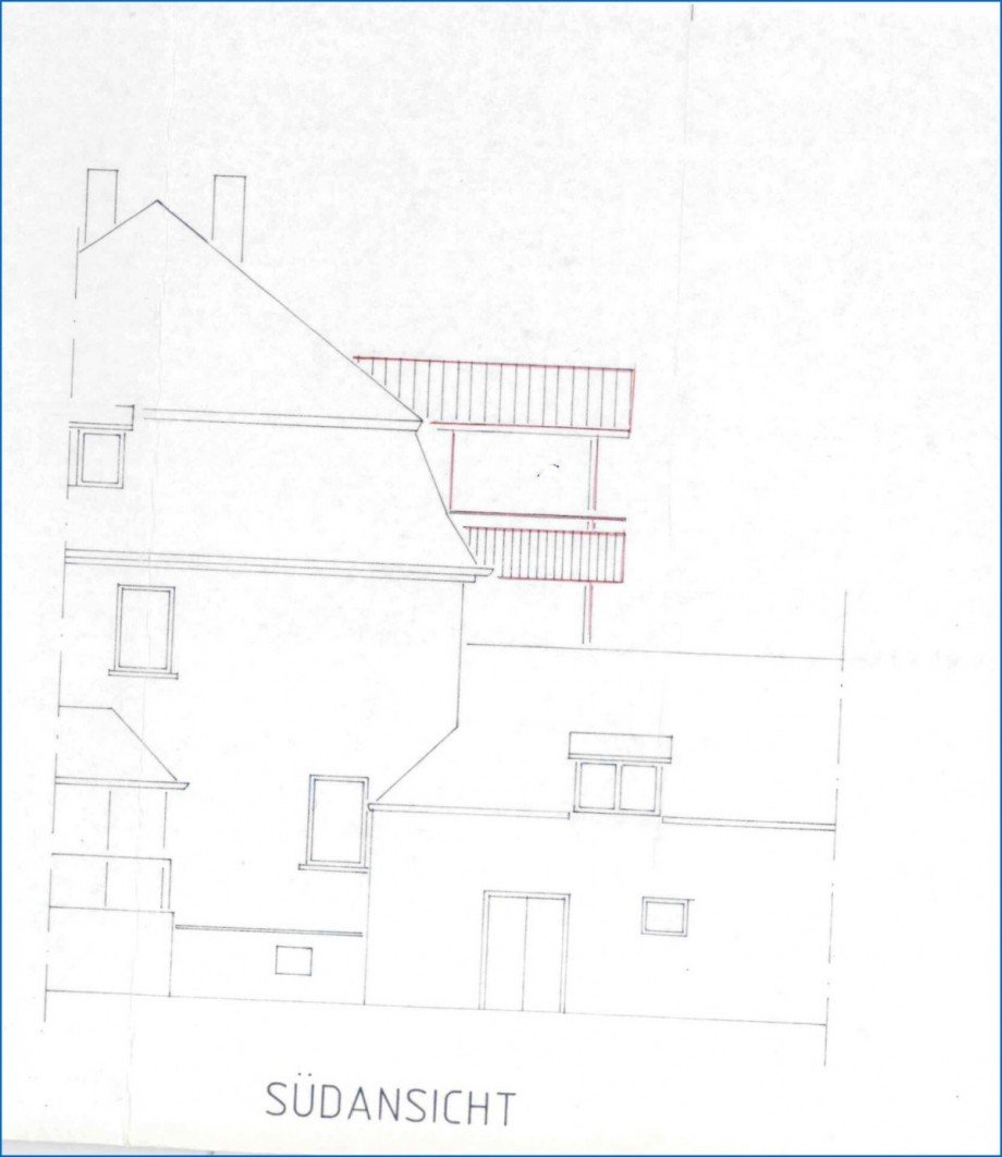 Ansicht S�d Mehrfamilienhaus Radolfzell am Bodensee