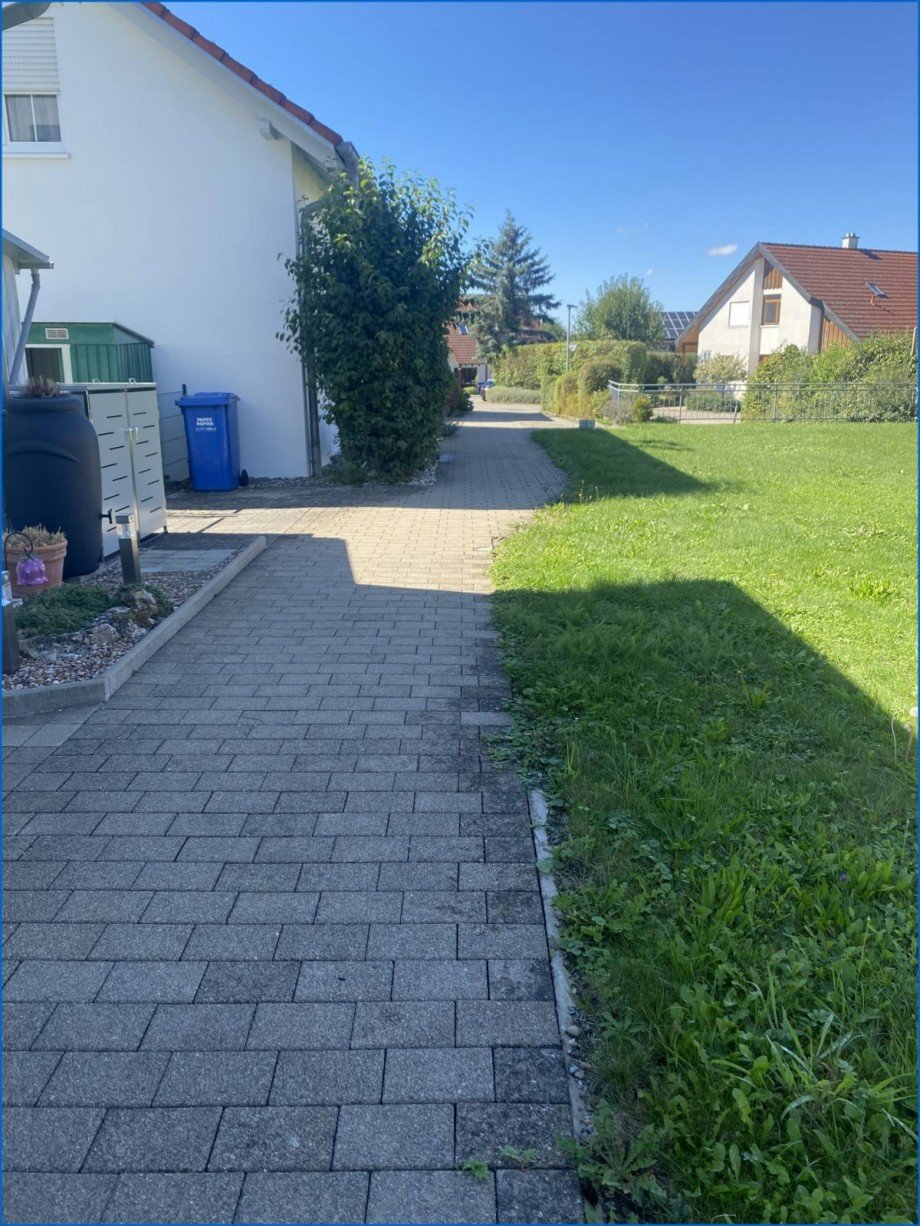 Zugang zum Haus Doppelhaush�lfte Sigmaringen
