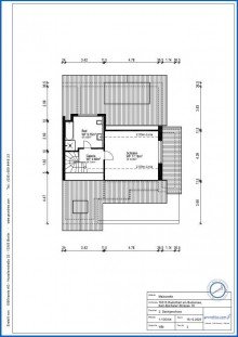 Grundriss 2 DG Attraktive 4,5 Zi. DG-Maisonette-Wohnung, mit 2 x TG/Platz u. gro�em Balkon, in Top-Zustand!