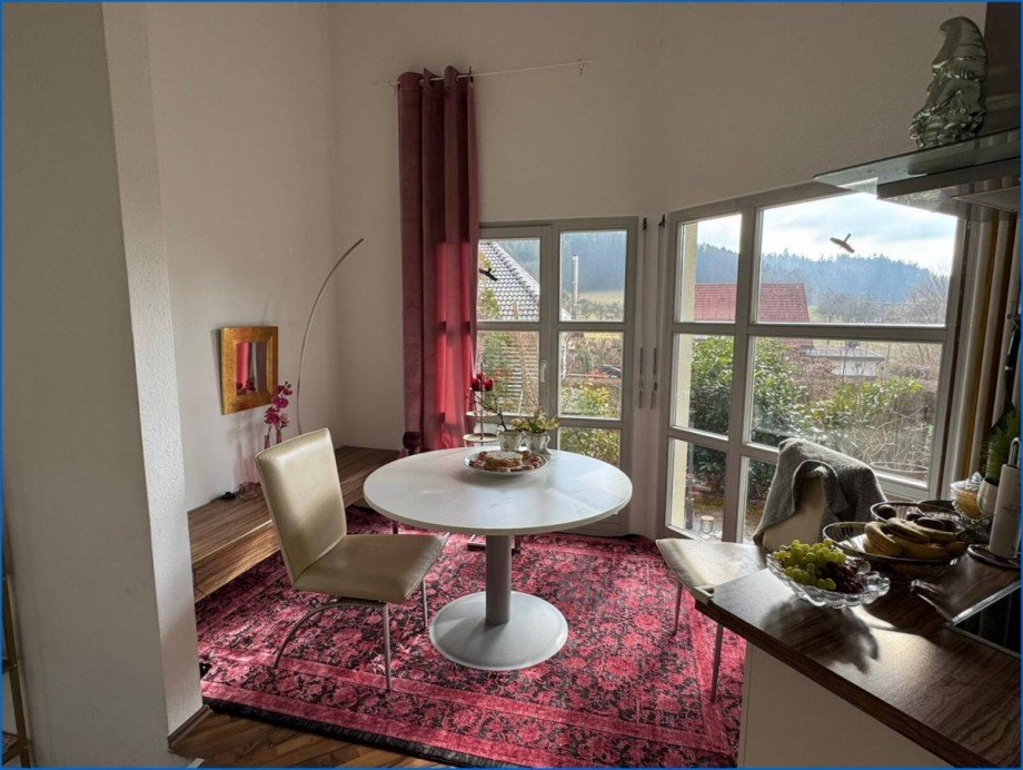 Lichtdurchfluteter Sitzplatz Einfamilienhaus M�hlingen / Zoznegg