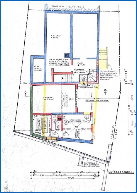 Grundriss EG Doppelhaush�lfte Radolfzell am Bodensee / Liggeringen
