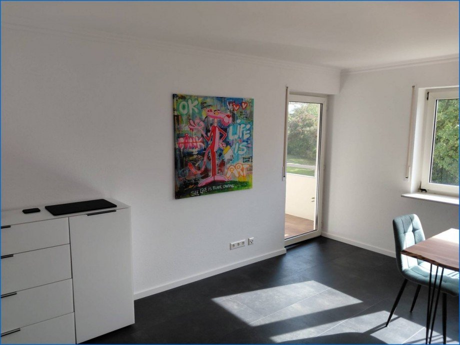 Wohnzimmer Etagenwohnung Radolfzell am Bodensee