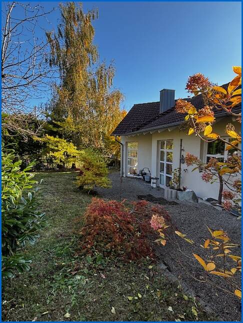 Blick aufs Haus hinten Einfamilienhaus M�hlingen / Zoznegg