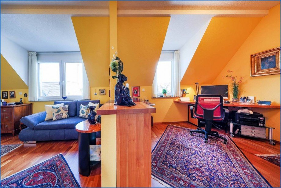 Arbeitszimmer Dachgeschosswohnung Radolfzell am Bodensee