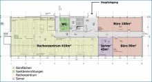 Grundriss EG Gepflegtes Rechenzentrum mit B�rofl�chen in verkehrsg�nstiger Lage in Konstanz, sofort bezugsfrei!