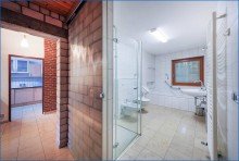 Flur/Bad EG Bezugsfreies, gro�z�giges Wohnhaus in ruhiger Waldrandlage von Singen mit Doppelgarage.