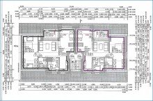 DG Grundriss Whg. 08 (Viotett) Attraktive 2 Zimmer Dachgeschoss Wohnung mit Terrasse in Radolfzell - bezugsfrei KFW 55 !