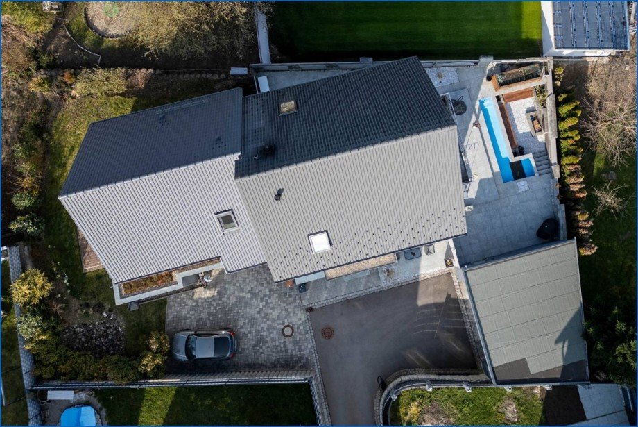 Luftbild Doppelhaush�lfte Gottmadingen / Bietingen