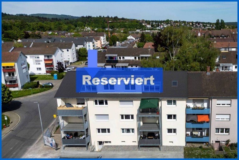 Reserviert Radolfzell am Bodensee Etagenwohnung Attraktive 2 Zimmer Dachgeschoss Wohnung mit Terrasse in Radolfzell - bezugsfrei KFW 55 !