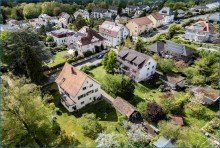 Luftbild Singen-Nord, villenartiges Anwesen mit gro�em, idyllischen Grundst�ck in bester Lage!