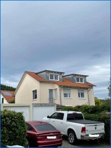 Ansicht m. Garage Sch�ne DHH mit viel Platz und Einzel-Garage in ruhiger Lage - aktuell vermietet!