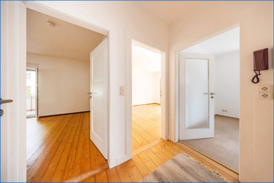 Blick vom Flur Erdgeschosswohnung �berlingen am See