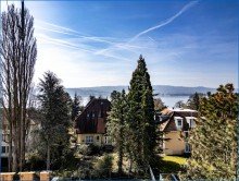 Aussicht S�den Traumhafte Neubau Wohnung im 2. OG mit Balkon in Top Lage auf der Mettnau