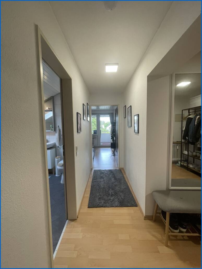 Flur Dachgeschosswohnung Radolfzell am Bodensee